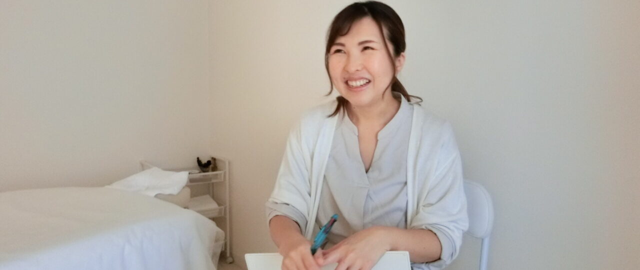 ステティシャンとして銀座の人気サロンで圧倒的な実績を上げた経験をもつまな美さん